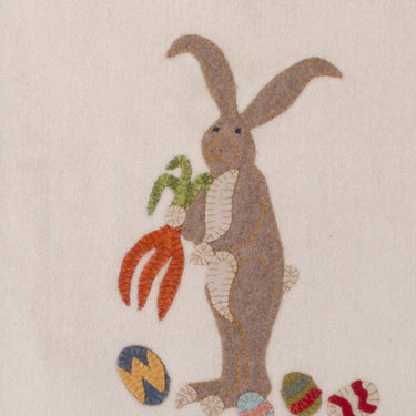 Cream Bunny And Eggs Table Runner TRWT0070 - The Fox Decor